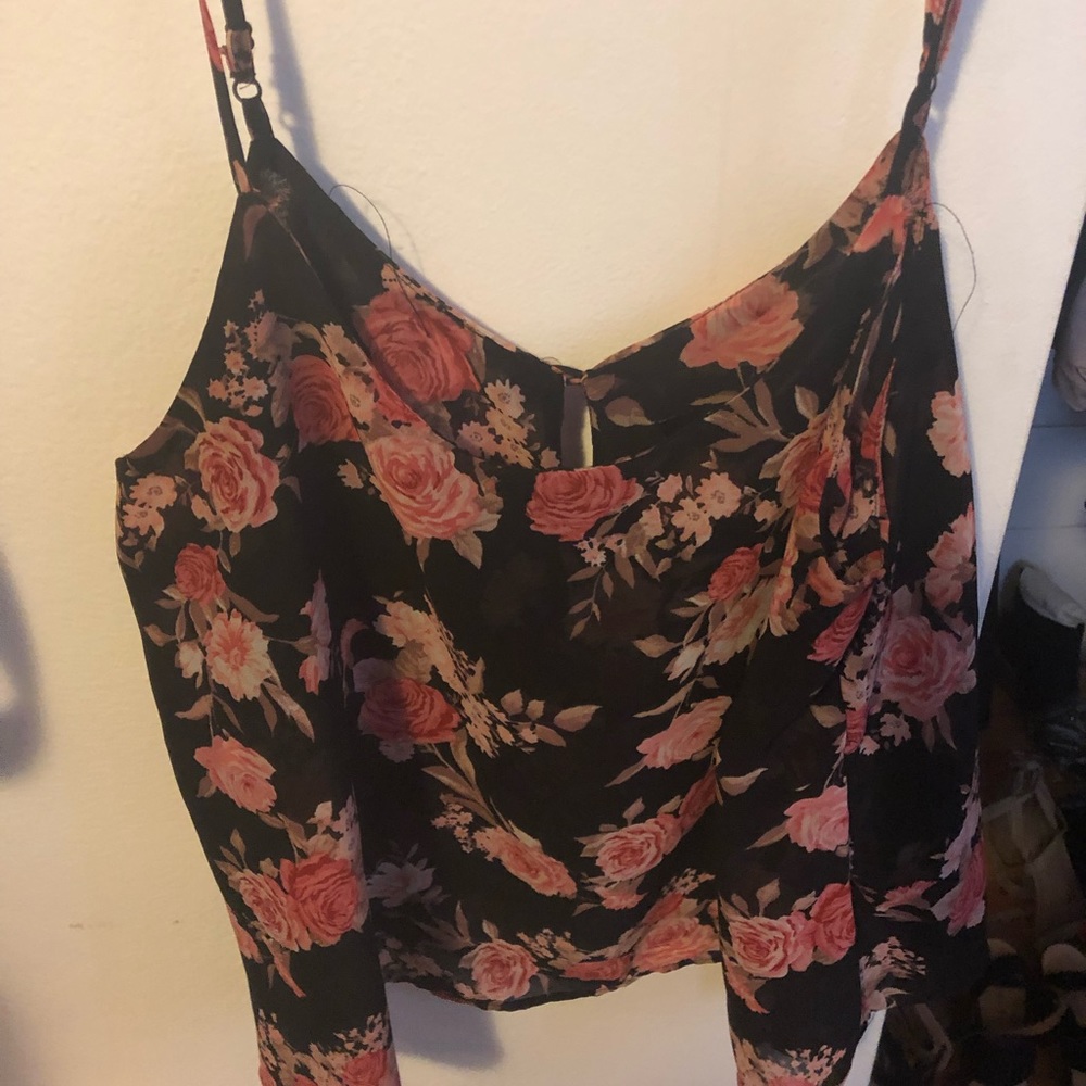 Floral tank top